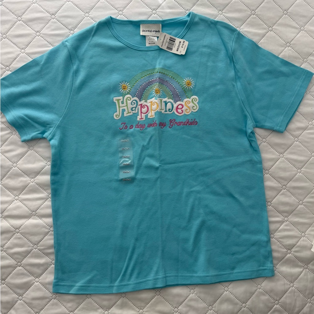 Women’s Vintage Embroidered Spring/Summer T-Shirt